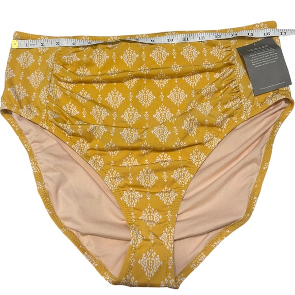 Garnet Hill High Rise Bikini Bottom size 18 - Picture 5 of 6